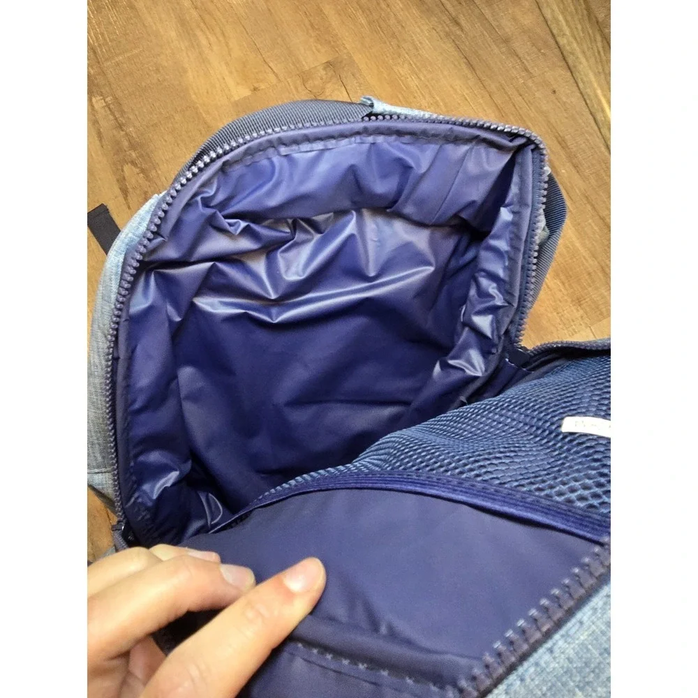 Bella Russo Insulated Backpack ‎ And Matching Cooler Sling Bag Blue/ Denim